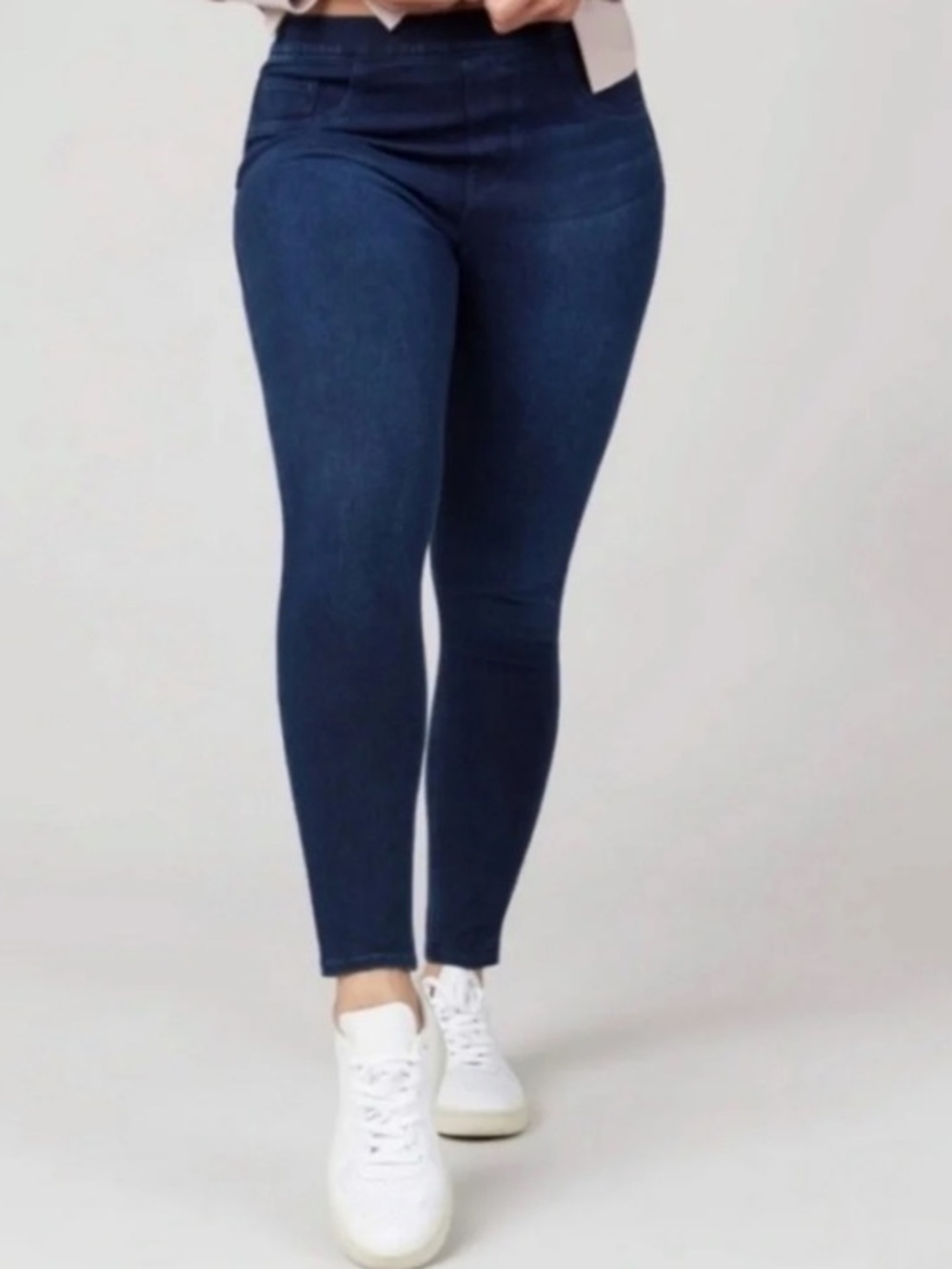 SPANX Jean-ish Skinny Ankle High Rise Tummy Control Leggings Dark Wash Size 2X